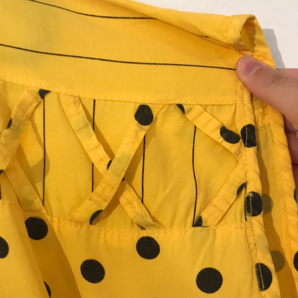 (2 for $40) Vintage yellow polka dot dress - Picture 14 of 15